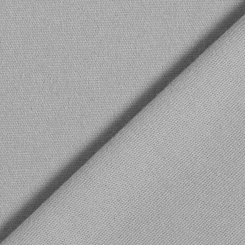 Katoenflanel Effen – lichtgrijs,  image number 4