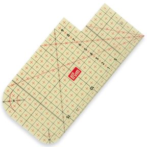 Strijkliniaal [20 x 10 cm] | Prym – transparant, 