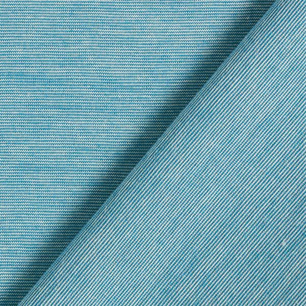 GOTS Wol-katoen singlejersey ringelstrepen | Albstoffe – petroleum, image number 3