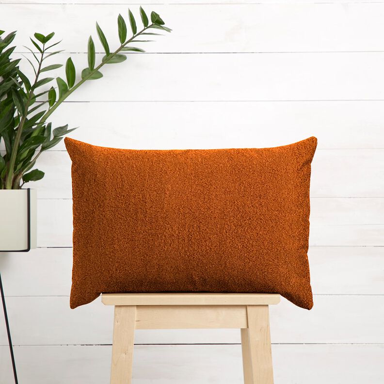 Bekledingsstof Schapenvacht look – terracotta, image number 8