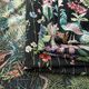 Decostof Gobelin Pauw – zwart/roos,  thumbnail number 5