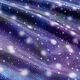 Foliejersey glinsterend universum – lila,  thumbnail number 2