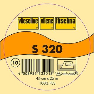 S 320 Schabrackeninleg | Vlieseline – wit, 
