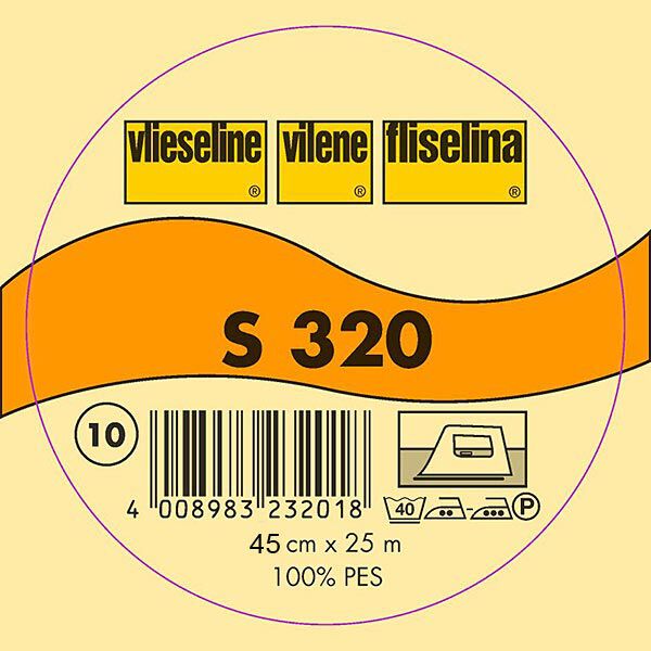 S 320 Schabrackeninleg | Vlieseline – wit,  image number 2