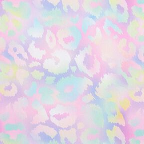 Softshell Luipaardprint regenboog &ndash; pastellila, 
