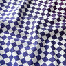 GOTS Katoenpopeline Schaakbordpatroon verloop | TCC x LOOKS by Wolfgang Joop – indigo/roodbruin,  thumbnail number 3