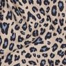 Viscose-linnen-mix Luipaardprint | Poppy Fabrics – cashew/nachtblauw,  thumbnail number 2