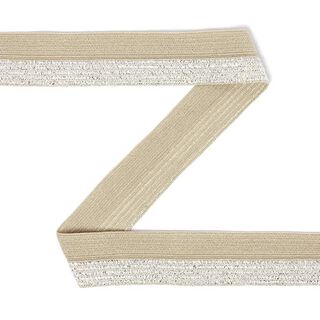 Elastisch boordband Lurex - anemoon, 