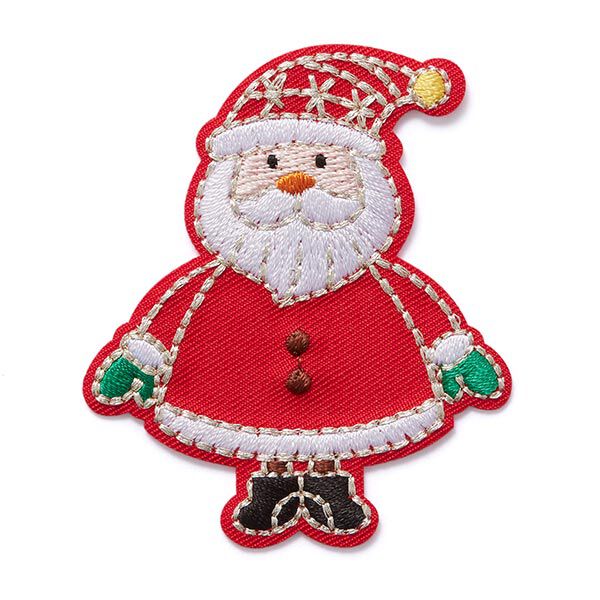 Applicatie Kerstman [6 cm],  image number 1