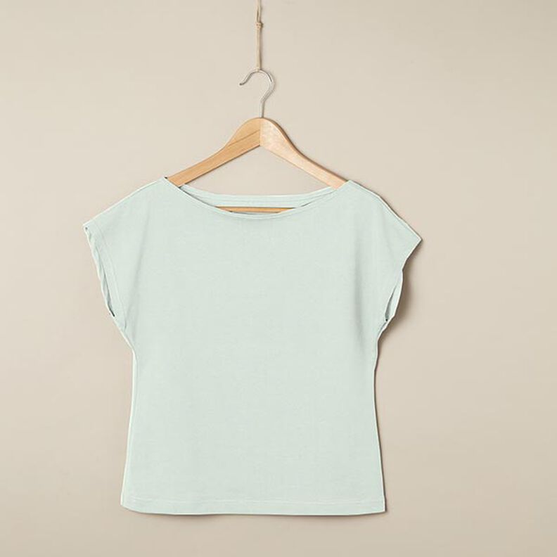 Katoenjersey medium effen – riet,  image number 6