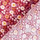 Katoenen stof Cretonne Kleine bloesems – framboos/roos,  thumbnail number 4