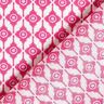 <h2>Katoen Voile met abstracte ruiten, wit/roze &ndash; licht en bedrukt</h2>,  thumbnail number 4