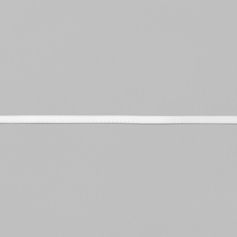 Satijnband [3 mm] – wit,  image number 1