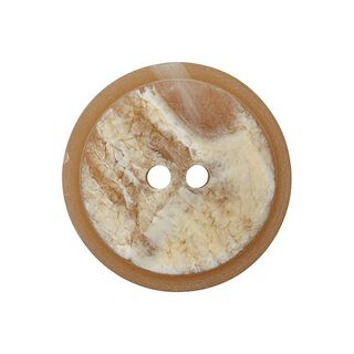 Polyester knoop 2-gats – lichtbruin, 