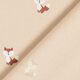 Katoenjersey Kleine vossen – zand,  thumbnail number 4