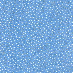 Katoenen stof Cretonne fijne stippen – blauw, 