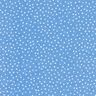 Katoenen stof Cretonne fijne stippen – blauw,  thumbnail number 1