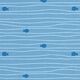 Katoenjersey Schepen op golvende lijnen – lichtblauw,  thumbnail number 1