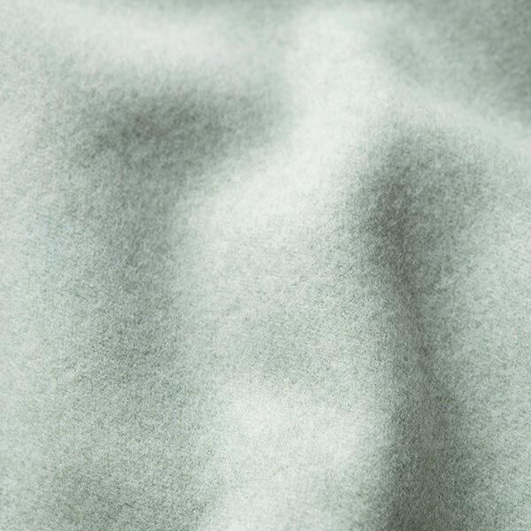 Mantelstof gerecycled polyester melange – pastelgroen,  image number 2