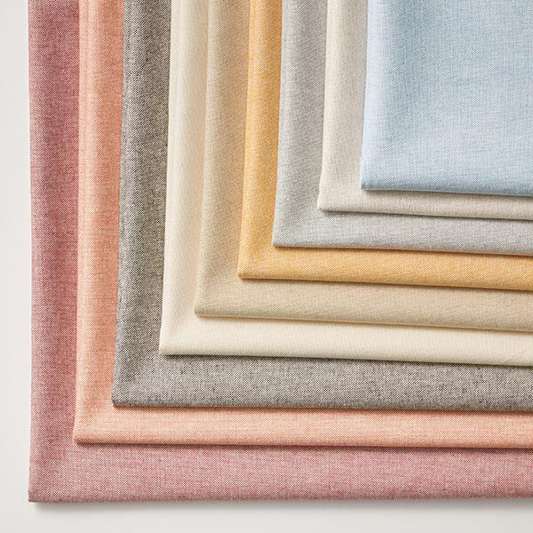 Decostof half panama Chambray gerecycled – zilvergrijs/natuur,  image number 4