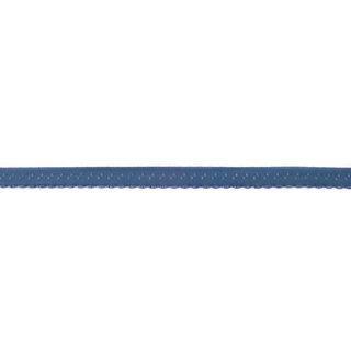 Elastische boordstrook Kant [12 mm] – jeansblauw, 