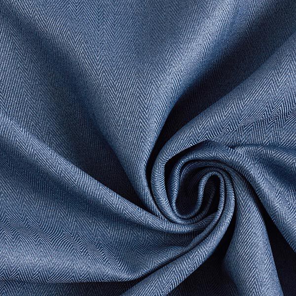 Verduisteringsstof Visgraat – jeansblauw,  image number 1
