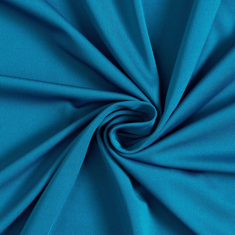 Sportieve en functionele effen jersey – oceaanblauw,  image number 1