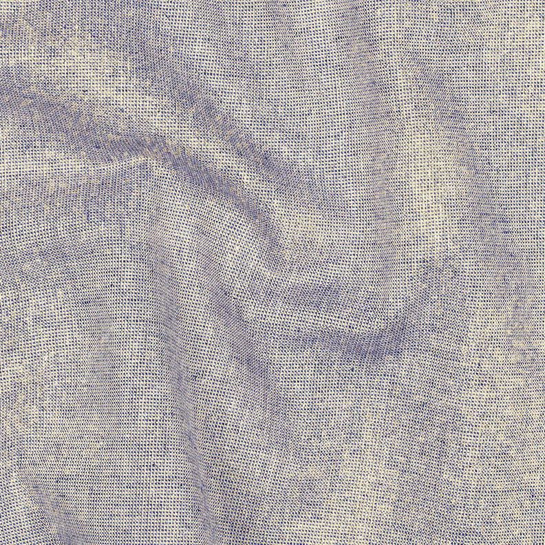 Chambray Lurex Melange | Poppy Fabrics – blauw/ivoor,  image number 2