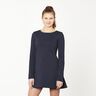 Structuur jersey vakjes – marineblauw,  thumbnail number 4