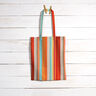 Outdoorstof Canvas Strepen – oranje/rood,  thumbnail number 10