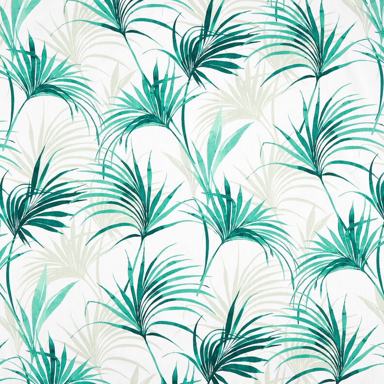 Decostof Panama Palmtak – wit/smaragdgroen, image number 1