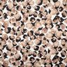 Katoenstretch abstracte stippen – ivoor/amandel,  thumbnail number 1