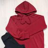 Alpenfleece Knuffelsweat Effen – karmijnrood,  thumbnail number 12