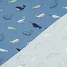 Katoenjersey schattige walvissen| Poppy Fabrics – blauwgrijs/marineblauw,  thumbnail number 4