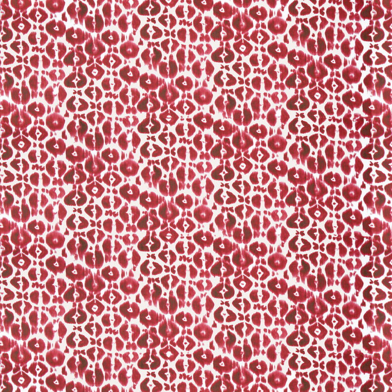 GOTS French Terry Batik luipaardpatroon | TCC x LOOKS by Wolfgang Joop – bessen/creme,  image number 1