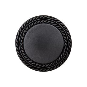 Metalen knoop oogje – zwart, 