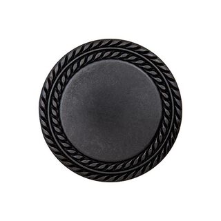 Metalen knoop oogje – zwart, 