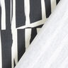 Decostof Half panama abstracte vormen – ivoor/zwart,  thumbnail number 4