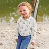 Mousseline/dubbel gehaakte stoffen Peer Digitaal printen | Poppy Fabrics – wit/geel olijfgroen,  thumbnail number 5