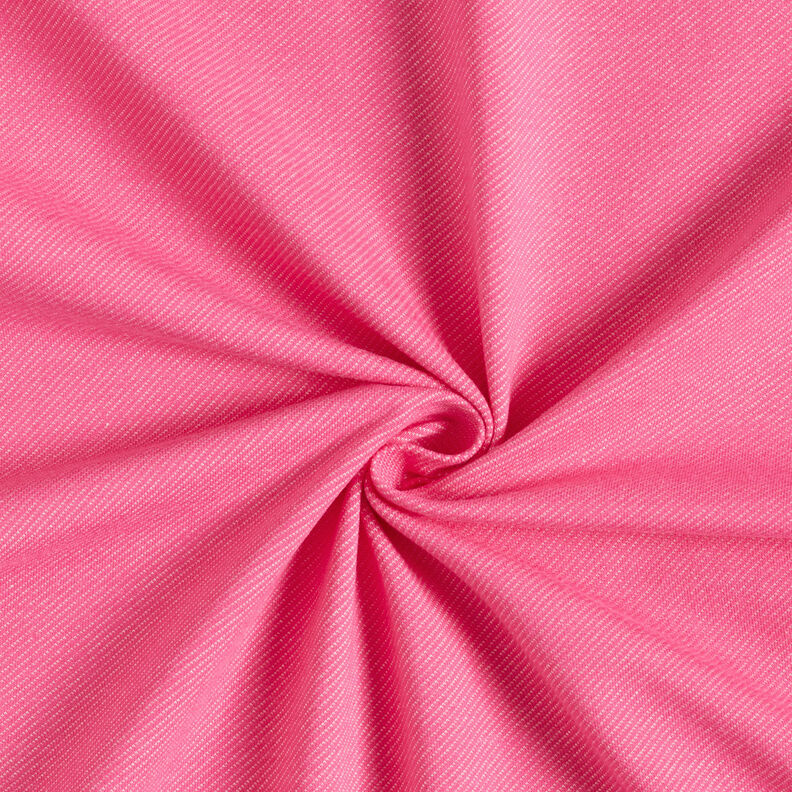 Katoenjersey Jeanslook – neon pink, image number 1