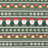 French Terry Ho! Ho! Ho! – donkergrenen,  thumbnail number 1