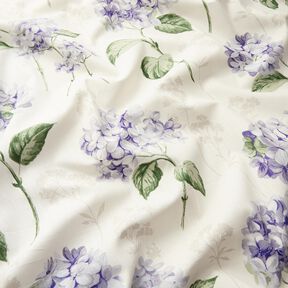 Decostof Panama Hortensia's – ivoor/lila, 