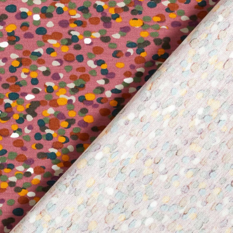 Katoenjersey Kleurrijke confetti – kaasjeskruid/pijn,  image number 4