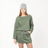 Sweatshirt geruwd Premium – donkergrenen,  thumbnail number 5