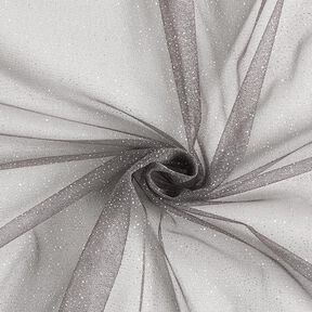 Glittertule royal – donkergrijs/zilver, 