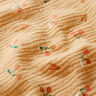 Mousseline/dubbel gehaakte stoffen Kersen – oud goud/karamel,  thumbnail number 2