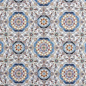 Decostof Gobelin oosterse mandala – blauw/ivoor, 
