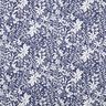Viscosestof Bloemen en takken – indigo/wit,  thumbnail number 1