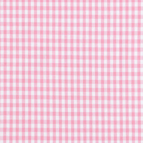 Katoenen stof Vichy ruit 0,5 cm – roze/wit, 