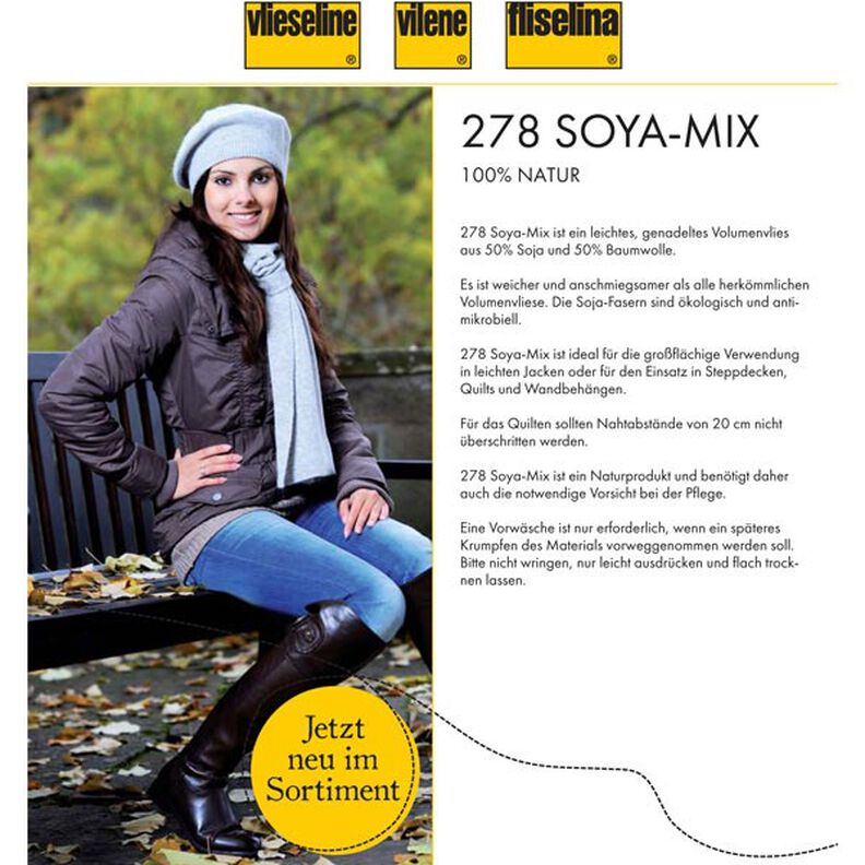 278 Soya Mix Volumevlies | Vlieseline – natuur,  image number 2